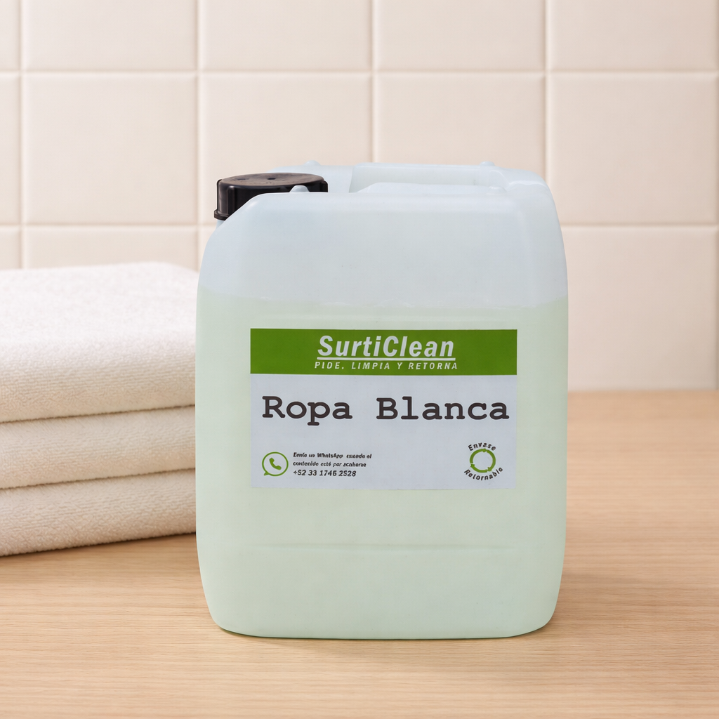 Detergente Vinagre y Bicarbonato (Ropa Blanca)