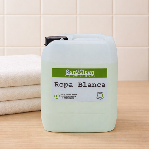 Detergente Vinagre y Bicarbonato (Ropa Blanca)