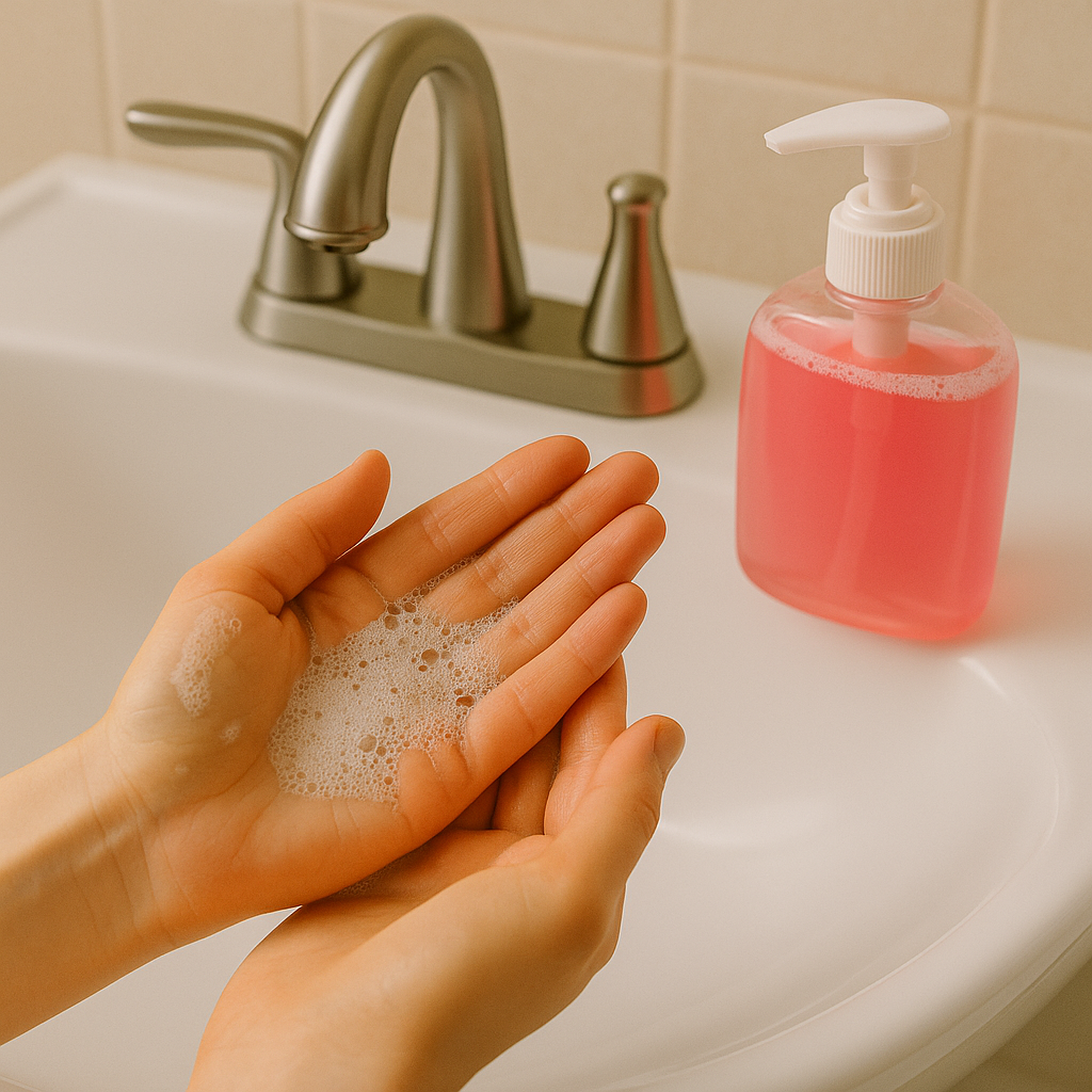 Jabón Antibacterial Tropical Cítrico Rosa