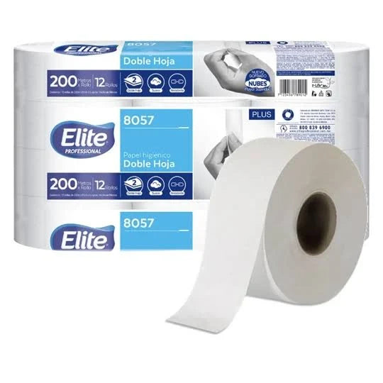 Papel Higienico Jr 12/200 Elite.